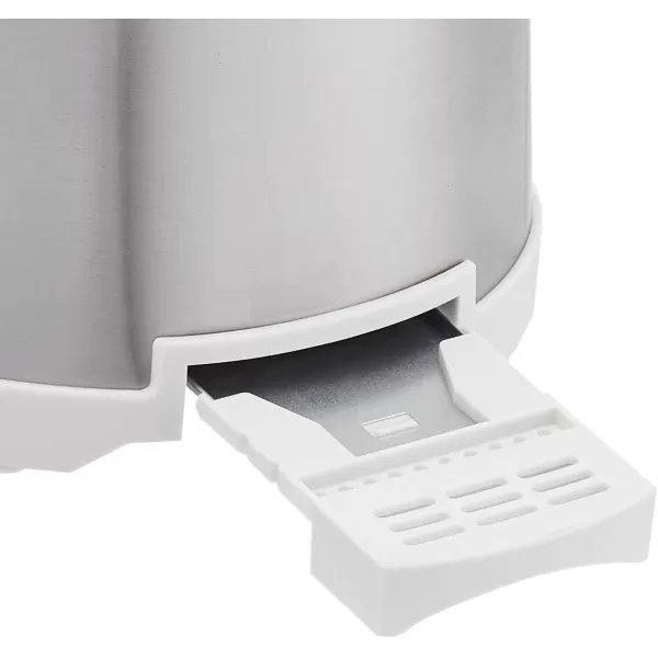 Amazon Basics 4 Slot Toaster  BlackBrushed Silver 2 Slot Toaster