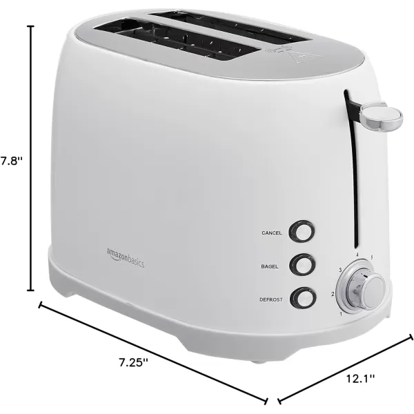 Amazon Basics 4 Slot Toaster  BlackWhite 2 Slot Toaster