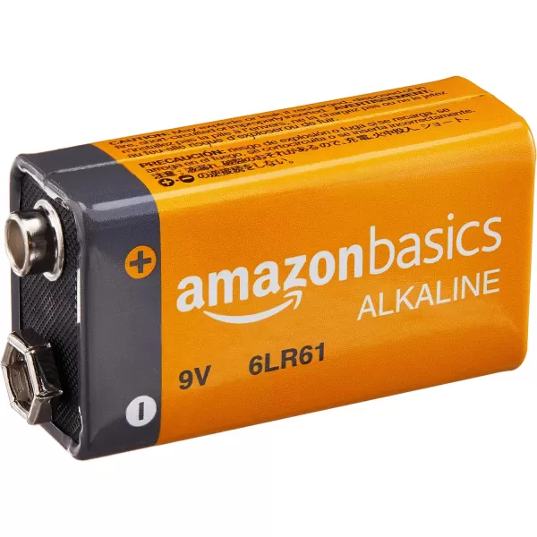Amazon Basics 4Pack 9 Volt Alkaline Performance AllPurpose Batteries 5Year Shelf Life Packaging May Vary12 Count Pack of 1