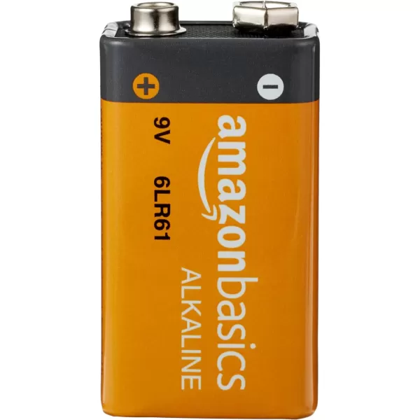 Amazon Basics 4Pack 9 Volt Alkaline Performance AllPurpose Batteries 5Year Shelf Life Packaging May Vary8 Count Pack of 1