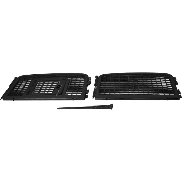 Amazon Basics 4Panel Plastic Pet Pen Fence Enclosure With Gate  35 x 35 x 24 Inches Blackblack 24Inch