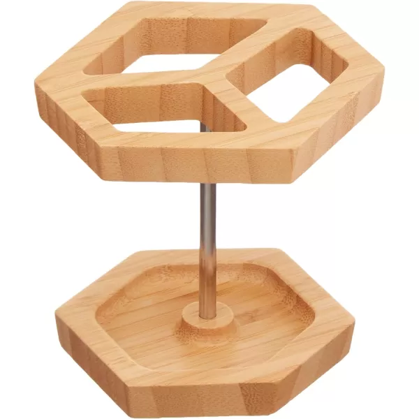 Amazon Basics 4Piece Bamboo Bathroom Vanity Set Geometric5piece Geometric