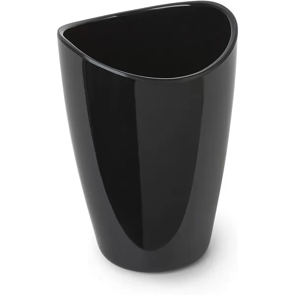 Amazon Basics 4Piece Bathroom Accessories Set Liquid BlackLiquid Black