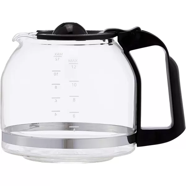 Amazon Basics 5 Cup Coffee Maker with Reusable Filter Black and Stainless Steel12 Cup
