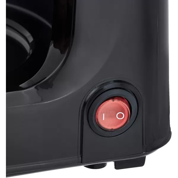 Amazon Basics 5 Cup Coffee Maker with Reusable Filter Black and Stainless Steel5 Cup