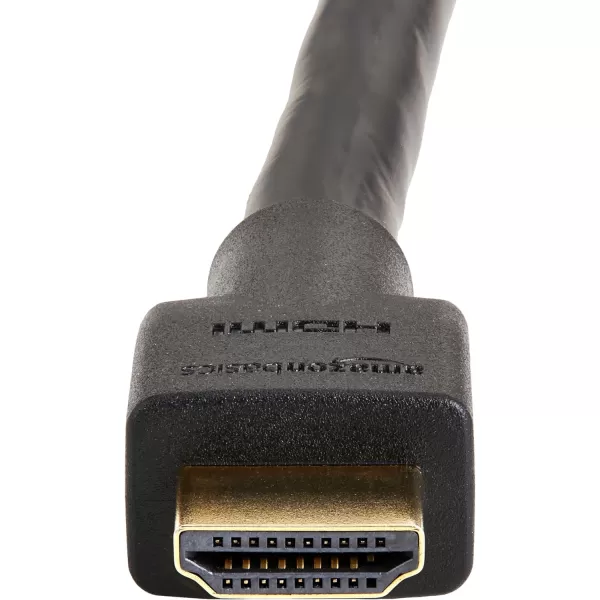 Amazon Basics 52Pack HDMI Cable 18Gbps HighSpeed 4K60Hz 2160p GoldPlated Plugs Ethernet Ready 6 Foot BlackBlack 15 Feet