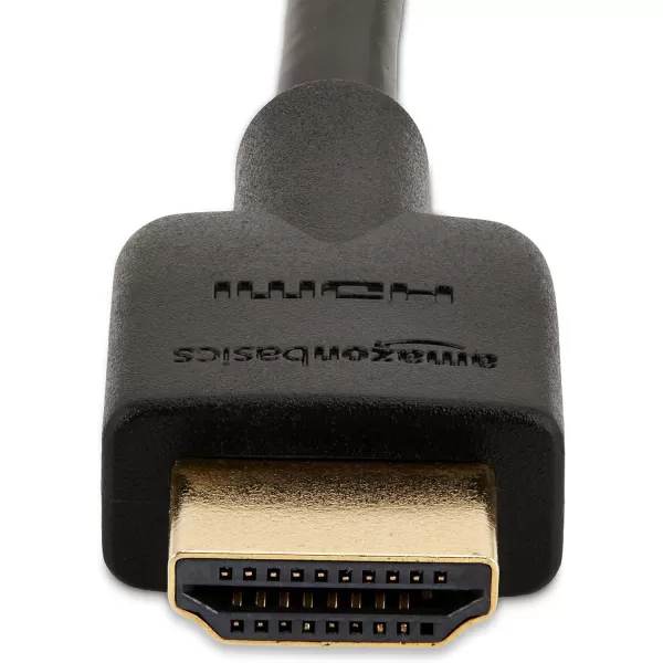 Amazon Basics 52Pack HDMI Cable 18Gbps HighSpeed 4K60Hz 2160p GoldPlated Plugs Ethernet Ready 6 Foot BlackBlack 6 Feet