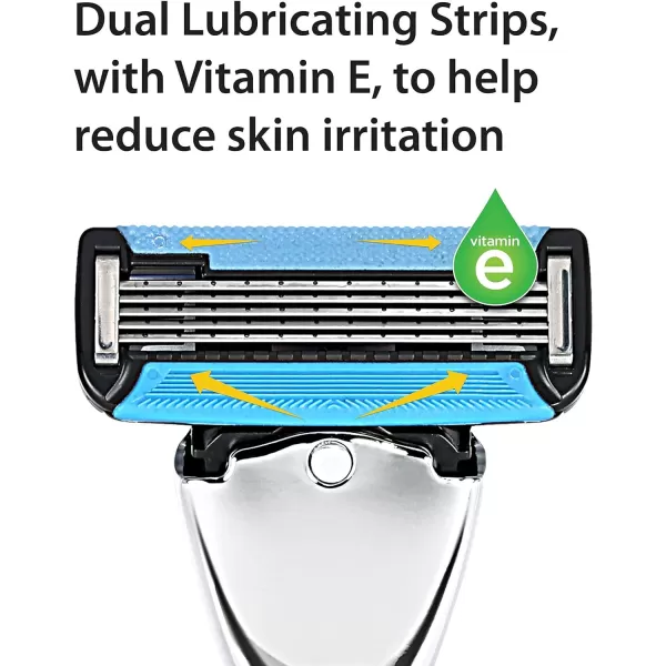 Amazon Basics 5Blade Motion Sphere Razor for Men with Dual Lubrication and Precision Beard Trimmer Handle amp 2 Cartridges Fits Amazon Basics Razor Handles only Black Previously SolimoHandle  2 Refills Razor