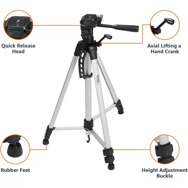 Amazon Basics 60Inch Lightweight Tripod With Bag BlackAmazon Basics 60Inch Lightweight Tripod With Bag Black