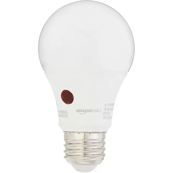 Amazon Basics 60W Equivalent Dusk to Dawn Sensor NonDimmable A19 LED Light Bulb Daylight White 2Pack2 Count Pack of 1 60 Watt Daylight