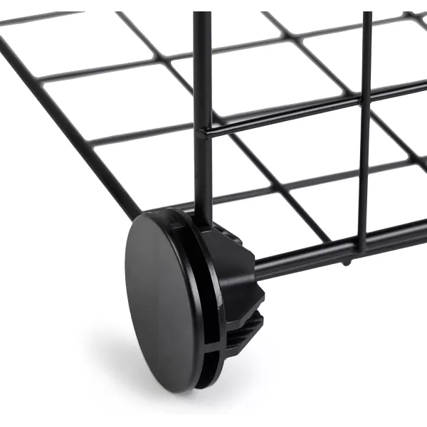 Amazon Basics 6Cube Wire Grid Stackable Storage Shelves 12 x 12Inches Black 126D x 26W x 38H6Cube Black