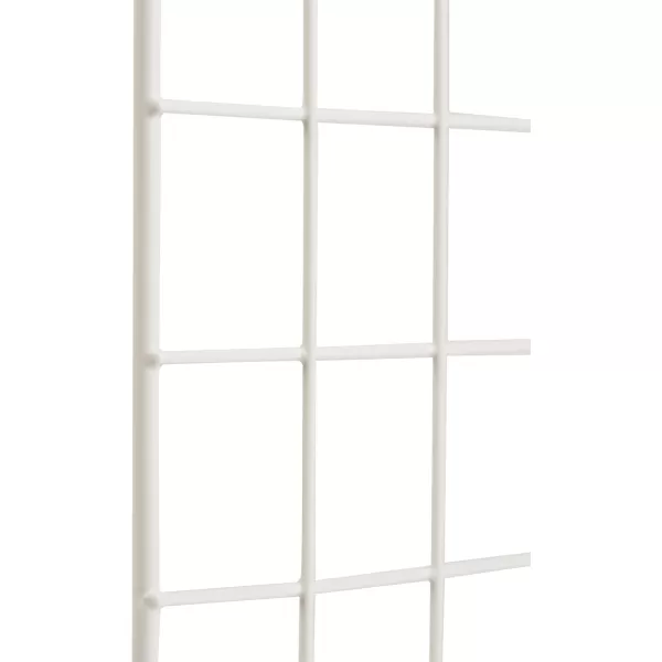 Amazon Basics 6Cube Wire Grid Stackable Storage Shelves 12 x 12Inches Black 126D x 26W x 38H6Cube White