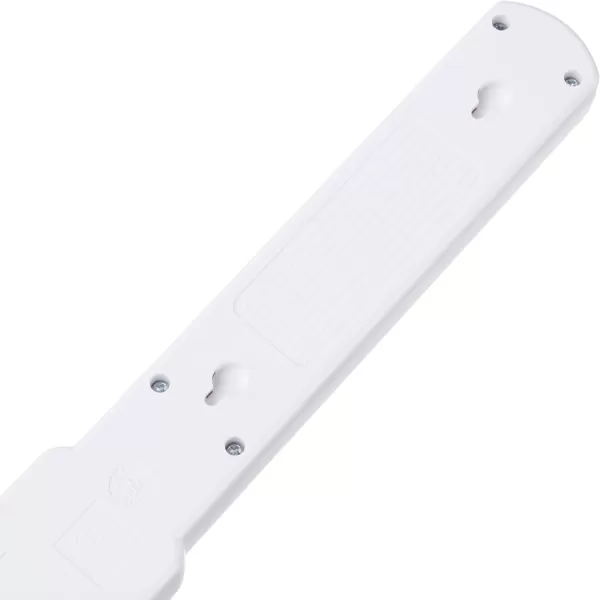 Amazon Basics 6Outlet 200 Joule Surge Protector Power Strip Pack of 2 Rectangle 2 Foot BlackWhite