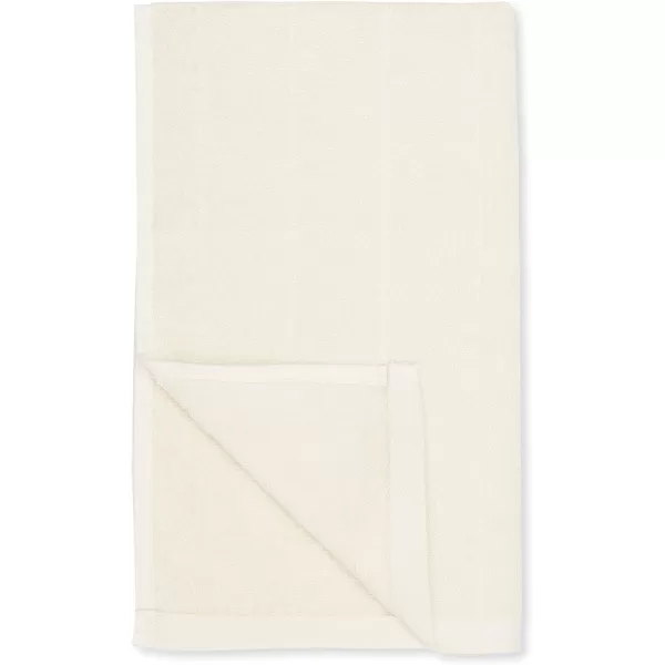 Amazon Basics 6Piece Fade Resistant Bath towel Hand and Washcloth Set  Cotton Gray 1425 L x 1085 WBeigeCream 6Piece Set