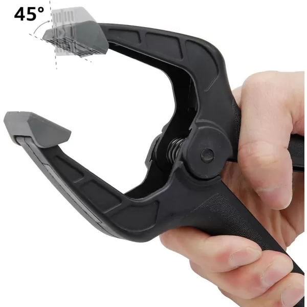 Amazon Basics 6Piece Trigger Clamp Set 2 Pack of 4Inch 4 Pack of 6Inch Black Grey14Piece Clamp Set