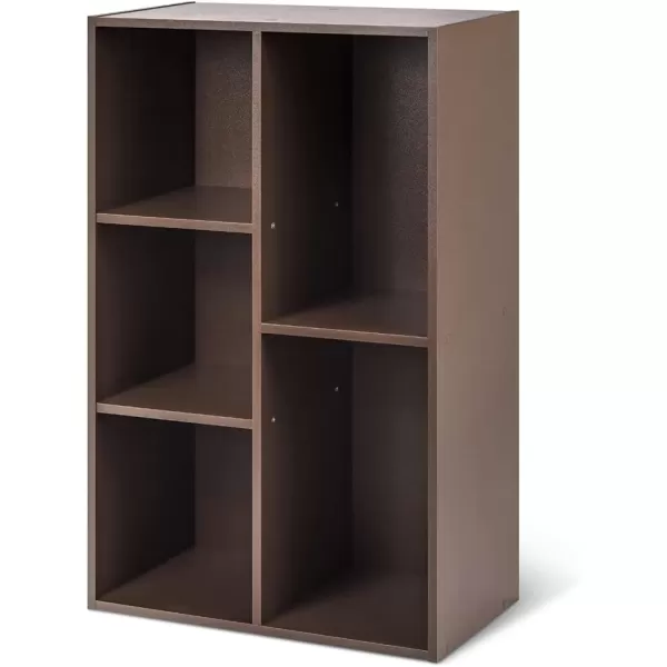 Amazon Basics 7 Cube Organizer Bookcase Espresso 93 x 195 x 417 inEspresso 5Cube