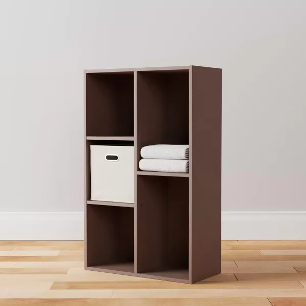 Amazon Basics 7 Cube Organizer Bookcase Espresso 93 x 195 x 417 inEspresso 5Cube
