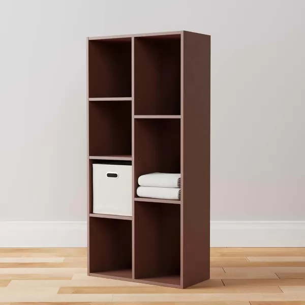 Amazon Basics 7 Cube Organizer Bookcase Espresso 93 x 195 x 417 inEspresso 7Cube