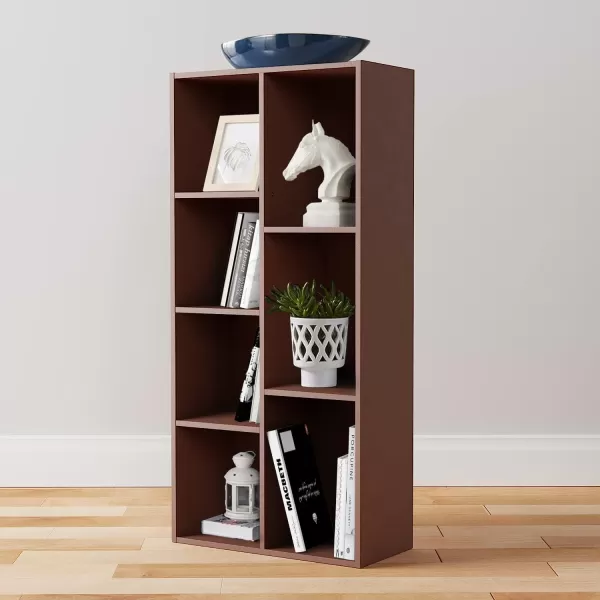 Amazon Basics 7 Cube Organizer Bookcase Espresso 93 x 195 x 417 inEspresso 7Cube