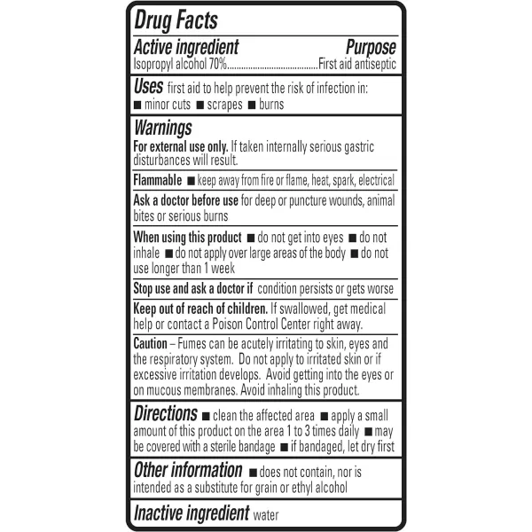 Amazon Basics 70 Isopropyl Alcohol First Aid Antiseptic for Treatment of Minor Cuts and Scrapes Unscented 32 Fl Oz Pack of 6 Previously Solimo32 Fl Oz Pack of 6