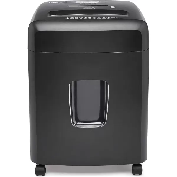 Amazon Basics 8 Sheet Cross Cut Paper and Credit Card Shredder with 41 Gallon Bin Black15 Sheet  new model
