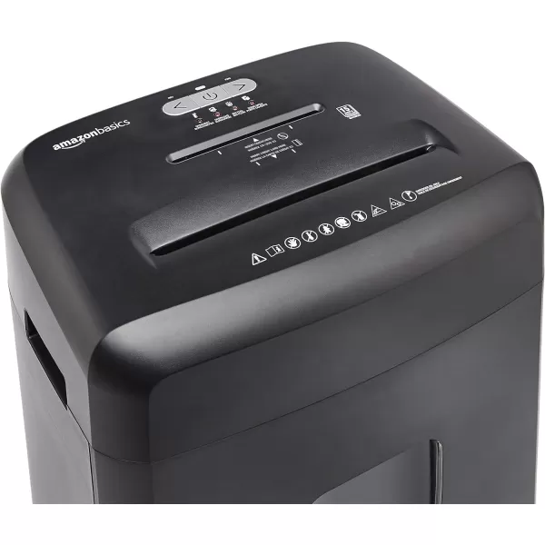 Amazon Basics 8 Sheet Cross Cut Paper and Credit Card Shredder with 41 Gallon Bin Black15 Sheet  new model