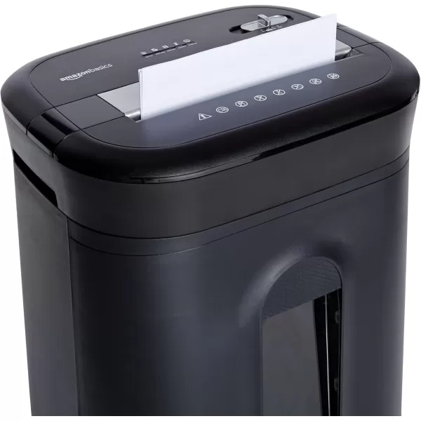 Amazon Basics 8 Sheet Cross Cut Paper and Credit Card Shredder with 41 Gallon Bin Black15 Sheet  original model