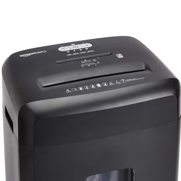 Amazon Basics 8 Sheet Cross Cut Paper and Credit Card Shredder with 41 Gallon Bin Black18 Sheet