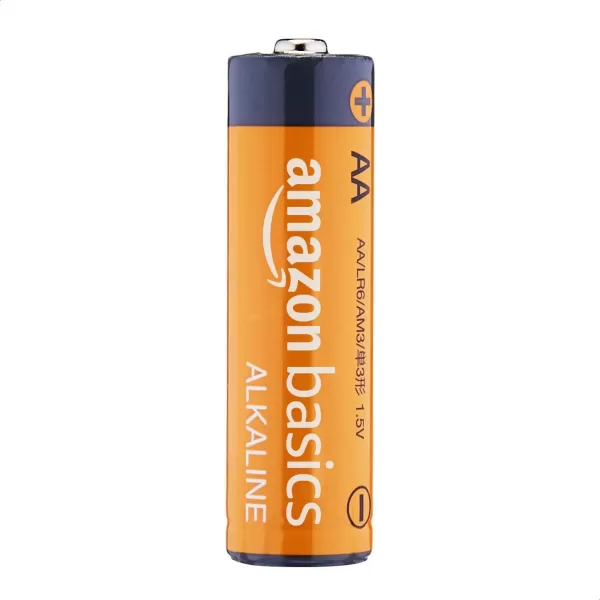Amazon Basics 8Pack AA Alkaline Batteries 15 Volt LongLasting Power8 Count Pack of 1