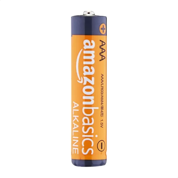 Amazon Basics 8Pack AAA Alkaline Batteries 15 Volt LongLasting Power8 Count Pack of 1