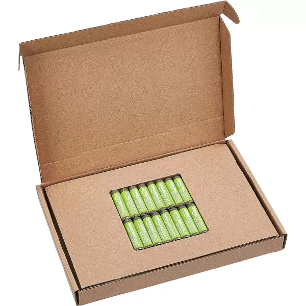 Amazon Basics 8Pack Rechargeable AAA NiMH HighCapacity Batteries 850 mAh Recharge up to 500x Times PreCharged16 Count Pack of 1