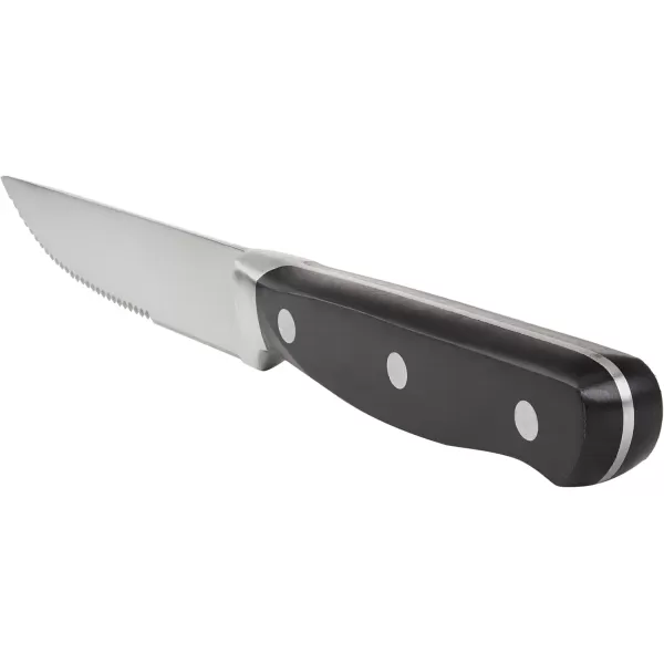Amazon Basics 8Piece Kitchen Steak Knife Set BlackAmazon Basics 8Piece Kitchen Steak Knife Set Black