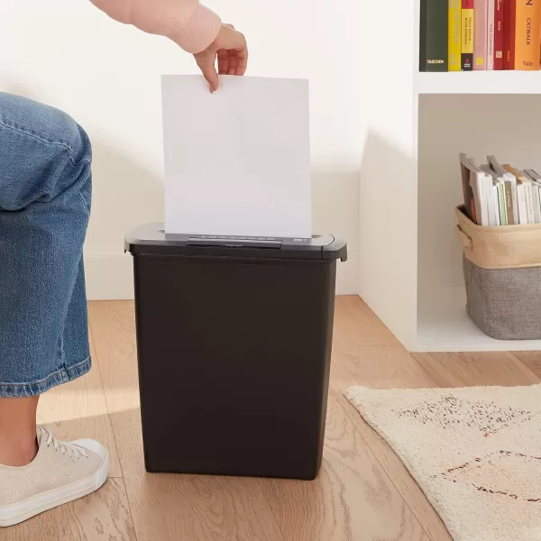 Amazon Basics 8Sheet Strip Cut Paper CD and Credit Card ShredderShredder