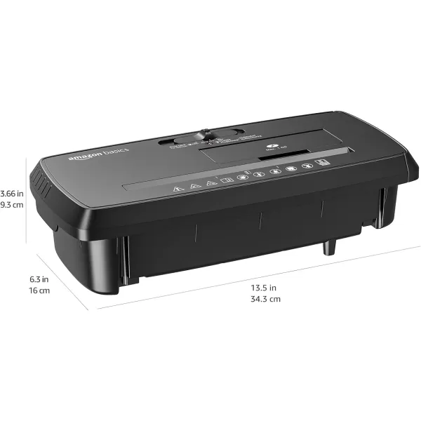 Amazon Basics 8Sheet StripCut Paper CD and Credit Card Shredder Compact No BasketAmazon Basics 8Sheet StripCut Paper CD and Credit Card Shredder Compact No Basket