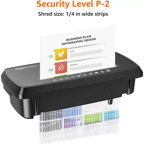 Amazon Basics 8Sheet StripCut Paper CD and Credit Card Shredder Compact No BasketAmazon Basics 8Sheet StripCut Paper CD and Credit Card Shredder Compact No Basket