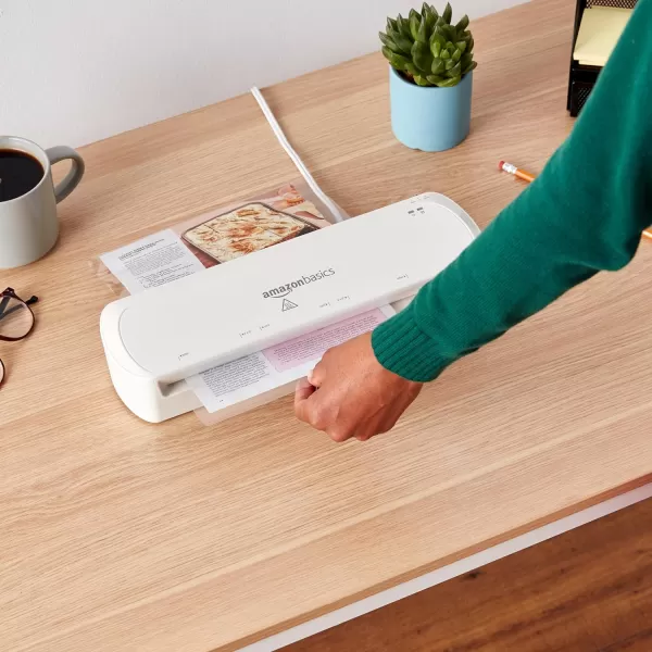 Amazon Basics 9Inch Thermal Laminator Machine White9Inch
