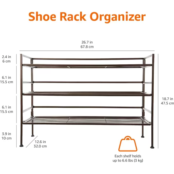 Amazon Basics 9Pair Shoe Rack Organizer BlackAmazon Basics 9Pair Shoe Rack Organizer Black