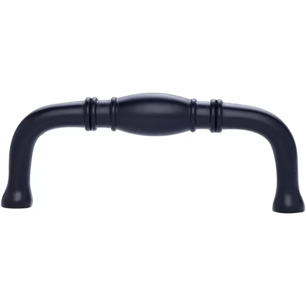 Amazon Basics AB2900OR10 Traditional Cabinet Handle 335 Length 3inch Hole Center Oil Rubbed Bronze 10Pack inch inch Pack of 10Flat Black