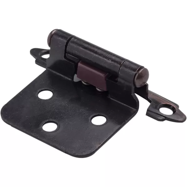 Amazon Basics AB4010 Hinges 12 inch Overlay Oil Rubbed BronzeOil Rubbed Bronze 50Pack
