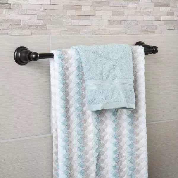 Amazon Basics ABBR817SN Bathroom Hardware Set Variety Pack 5 Piece Satin NickelOil Rubbed Bronze 5 Piece Classic