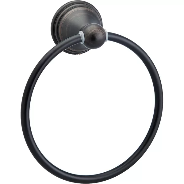 Amazon Basics ABBR817SN Bathroom Hardware Set Variety Pack 5 Piece Satin NickelOil Rubbed Bronze 5 Piece Modern