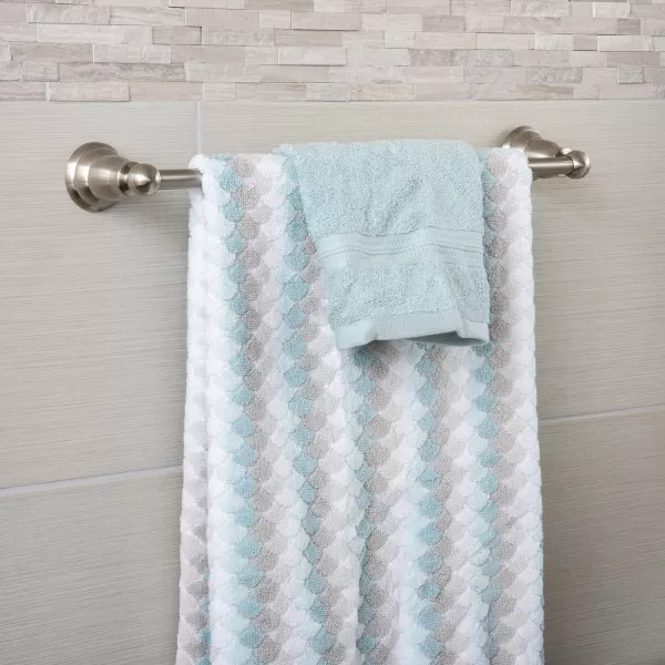 Amazon Basics ABBR817SN Bathroom Hardware Set Variety Pack 5 Piece Satin NickelSatin Nickel 5 Piece Classic