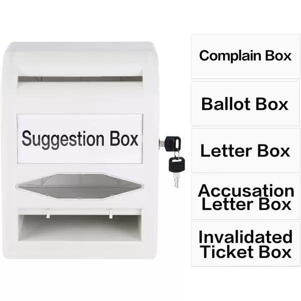 Amazon Basics ABS Ballot Box With Lock and Key NonclearAmazon Basics ABS Ballot Box With Lock and Key Nonclear