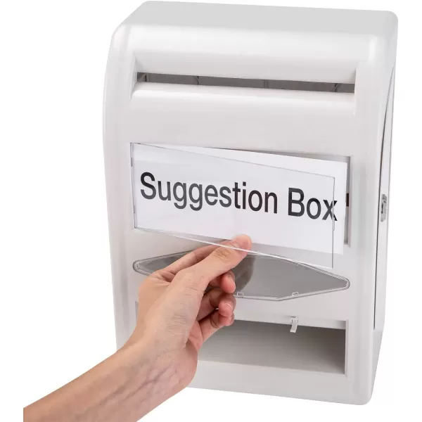 Amazon Basics ABS Ballot Box With Lock and Key NonclearAmazon Basics ABS Ballot Box With Lock and Key Nonclear