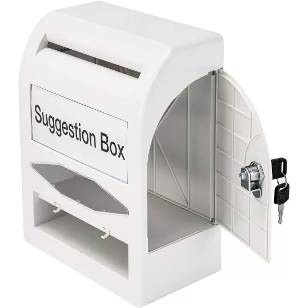 Amazon Basics ABS Ballot Box With Lock and Key NonclearAmazon Basics ABS Ballot Box With Lock and Key Nonclear