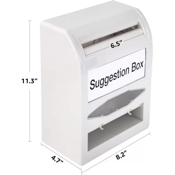 Amazon Basics ABS Ballot Box With Lock and Key NonclearAmazon Basics ABS Ballot Box With Lock and Key Nonclear