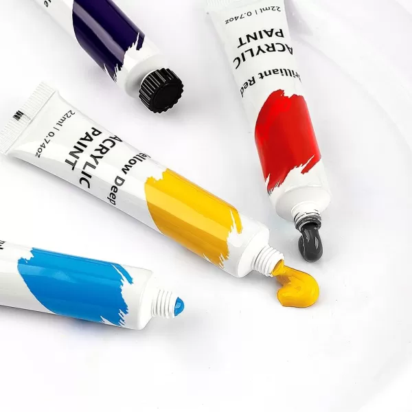 Amazon Basics Acrylic Paint Tubes 24 ColorsAmazon Basics Acrylic Paint Tubes 24 Colors