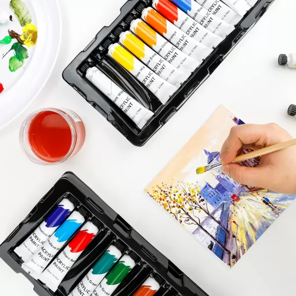 Amazon Basics Acrylic Paint Tubes 24 ColorsAmazon Basics Acrylic Paint Tubes 24 Colors