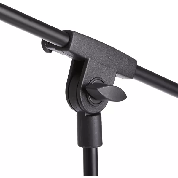 Amazon Basics Adjustable Boom Height Microphone Stand with Tripod Base Up to 8575 Inches  BlackAmazon Basics Adjustable Boom Height Microphone Stand with Tripod Base Up to 8575 Inches  Black