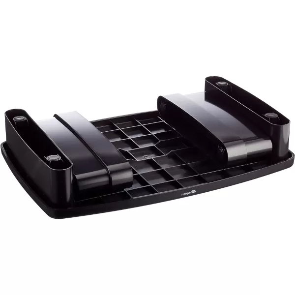 Amazon Basics Adjustable Computer Monitor Riser Desk Stand Black1Pack